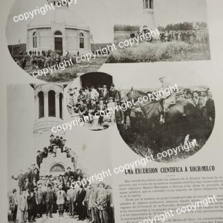 HOJA DE PRENSA ANTIGUA 1911 FRANCISCO I MADERO EN EL MOLINO DEL REY Y XOCHIMILCO /POLITICOS