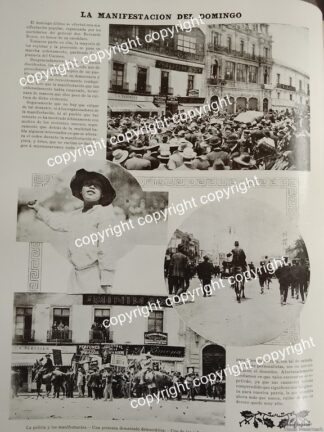 HOJA DE PRENSA ANTIGUA 1911 CAMPAÑA DE APOYO A BERNARDO REYES /POLITICA