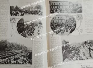 HOJA PRENSA ANTIGUA 1911 DESFILE MILITAR 16 SEP. D.F /LDM