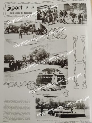 HOJA PRENSA ANTIGUA 1911 ESCUELA NACIONAL DE AGRICULTURA (HOY U.A. CHAPINGO ) /ESCUELAS