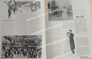 HOJA PRENSA ANTIGUA 1911 FUNCION EN EL TEATRO ARBEU. VIRGINIA FABREGAS /TEATROS