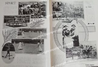 HOJA PRENSA ANTIGUA 1911 FIESTA CIVICA. PLAZA DE TOROS DE LA CONDESA /ASM MARIA CONESA