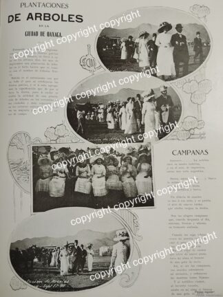 HOJA PRENSA ANTIGUA 1911 LA COLONIA NUEVA, OAXACA /LDM