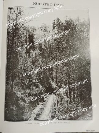 AFICHE ANTIGUO 1911 LA NEVERA., HACIENDA DE JARIPEO, MICHOACAN / LDM