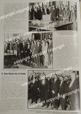 AFICHE ANTIGUO 1911 FRANCISCO Y MADERO Y PINO SUAREZ EN CORREOS /POLITICOS