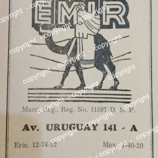 PUBLICIDAD ANTIGUA. CAFE EMIR 1941 ( DE SALOMON GURAIEB ) /restaurantes