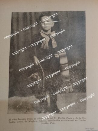 HOJA DE PRENSA ANTIGUA JUAN CESIN 1941 ( DE RACHID CESIN)