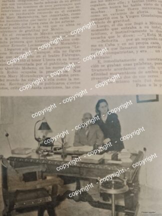 AFICHE ANTIGUO. MARIA MORANDEYRA Y HABIB ESTAFENO 1942