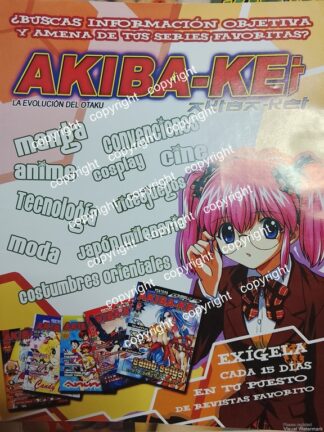 HOJA DE PUBLICIDAD RETRO. LANZAN LA REVISTA AKIBA-KEI /OTAKU 2010 /EDITORIALES