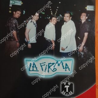 HOJA DE PUBLICIDAD RETRO. TECATE Y GRUPO LA FIRMA 2004