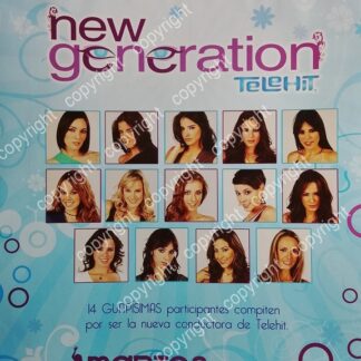 CARTEL PUBLICITARIO RETRO. TELEHIT 2005