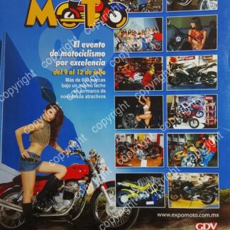 AFICHE PUBLICIDAD VINTAGE. EXPO MOTO 2009