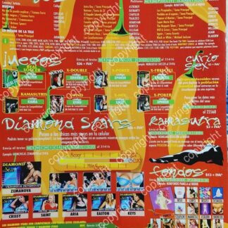 CARTEL PUBLICITARIO RETRO. LINEA EROTICA EROCEL 2005