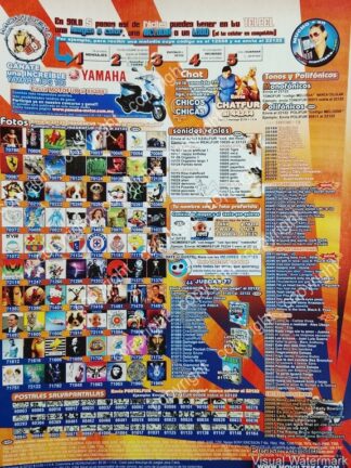 CARTEL PUBLICITARIO RETRO. MOVILTEKA.COM CONTENIDO PARA CELULAR 2005