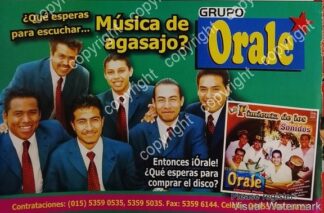 HOJA DE PUBLICIDAD RETRO. GRUPO ORALE 2005