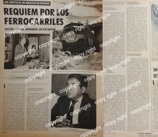 AFICHE RETRO. DEMETRIO VALLEJO Y LA CRISIS DE FERROCARRILES MEXICANOS. 1977 /POLITICOS
