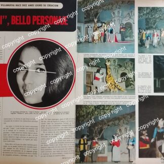 AFICHE RETRO. FENOMENO DE LA OBRA DE TEATRO. CUQUI LA RATITA 1970s /ANGELA VILLANUEVA