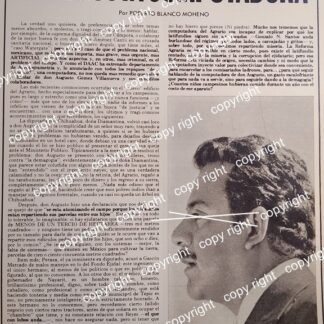 AFICHE RETRO. AUGUSTO GOMEZ VILLANUEVA /1977 POLITICOS