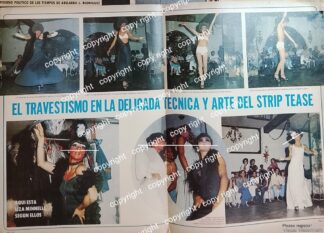 HOJA DE PRENSA RETRO. TRAVESTIS Y TRAVESTISMO EN MEXICO 1977 /LGBT