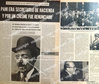 AFICHE RETRO. RECORDANDO A ALBERTO J. PANI ARTEAGA 1977 /POLITICOS
