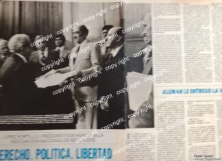 AFICHE RETRO. LOPEZ PORTILLO EN LA ASOCIACION NACIONAL DE ABOGADOS 1977 /POLTICOS