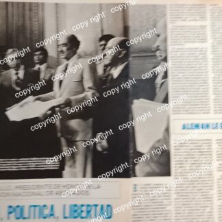 AFICHE RETRO. LOPEZ PORTILLO EN LA ASOCIACION NACIONAL DE ABOGADOS 1977 /POLTICOS