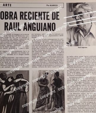 AFICHE VINTAGE. EXPOSICION DE RAUL ANGUIANO, CLUB DE GOLF BELLAVISTA 1979 /PINTORES