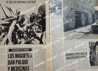 AFICHE VINTAGE. EL PULQUE Y LAS PULQUERIAS 1978