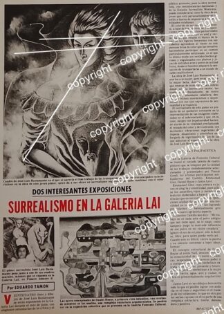 AFICHE RETRO. EL PINTOR JOSE LUIS BUSTAMANTE 1979 /PINTORES