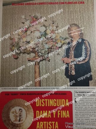 AFICHE RETRO. SOBRE LEONOR ROTH DE BRECEDA 1979 /ARTISTAS