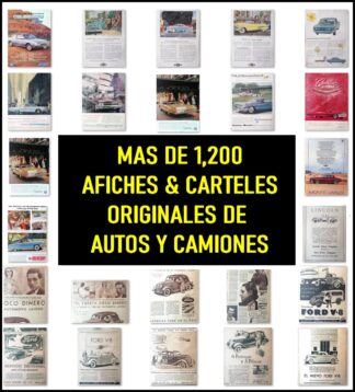 BUSCAS AFICHES Y CARTELES PUBLICITARIOS DE AUTOS ? TENEMOS CIENTOS, VISITANOS