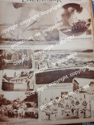 AFICHE ANTIGUO. ACCIDENTE DE AVION, MUERE LUIS GOMEZ UNDA 1931 /AVIACION Y MAS