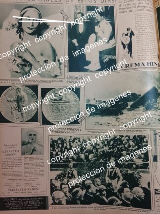 AFICHE ANTIGUO. ANA PABLOVA Y OTRAS NOTAS 1931 /BAILARINAS