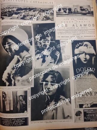 AFICHE ANTIGUO. REINAS DEL CARNAVAL DE GUADALAJARA 1931 /LDM