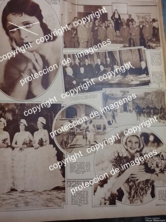 AFICHE ANTIGUO. TRIUNFA LA ACTRIZ MONA RICO Y MAS NOTAS /ARTISTAS 1931