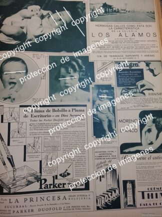 AFICHE ANTIGUO. BEBE. MANUEL BECERRA ACOSTA Y OTROS 1931 /ESCRITORES