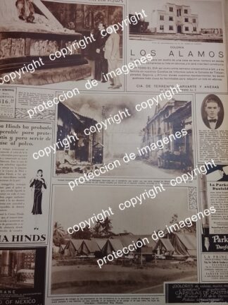 AFICHE ANTIGUO. TERREMOTO DE MANAGUA, NICARAGUA 1931 Y OTROS / CATASTROFES