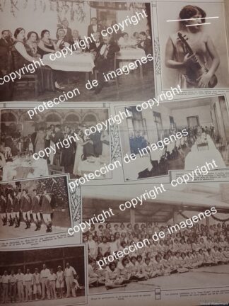 AFICHE ANTIGUO. LA VIOLINISTA CELIA TREVIÑO,  LA ASOCIACION DE POLO Y MAS 1930 /MUSICOS