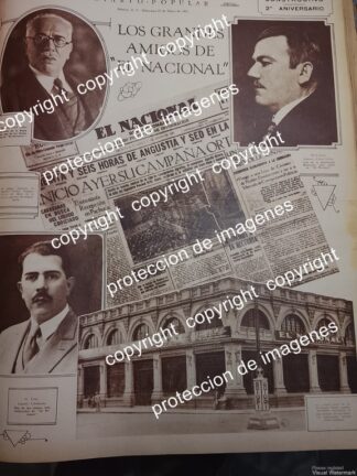 AFICHE ANTIGUO. LAZARO CARDENAS, PLUTARCO ELIAS CALLES Y ORTIZ RUBIO. 1931