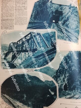 AFICHE ANTIGUO. OBRAS DE FERRICARRILES NACIONALES 1931 VARIOS ESTADOS