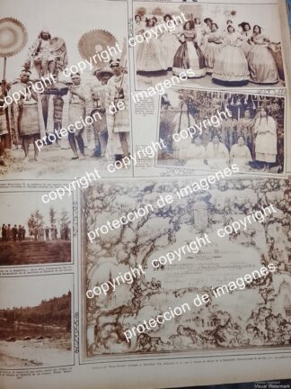 AFICHE ANTIGUO. FIESTAS EN TLALNEPANTLA Y OTROS 1931 LDM