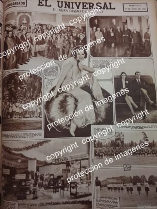 PORTADA ANTIGUA. DIARIO EL UNIVERSAL 1931