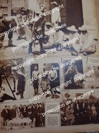 AFICHE ANTIGUO. LA DANZA DEL VENADO YAQUI 1931 SONORA / DLM /TRADICIONES