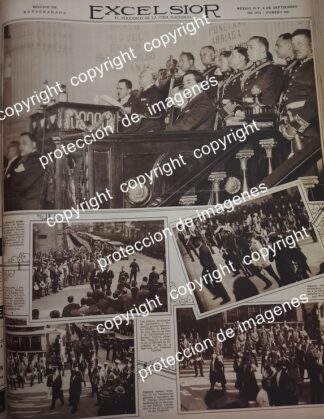 AFIHCE ANTIGUO. INFORME DE PASCUAL ORTIZ RUBIO, CONGRESO 1932 POLITICOS