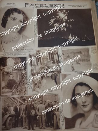 AFIHCE ANTIGUO. ACTRIZ CATALINA BARCENA, FRANCES DEE Y MAS 1932 /ARTISTAS