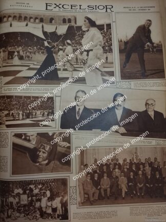 AFICHE ANTIGUO. AJEDREZ HUMANO, JAMEs DOOLITTLE Y MAS 1931 / Pilotos