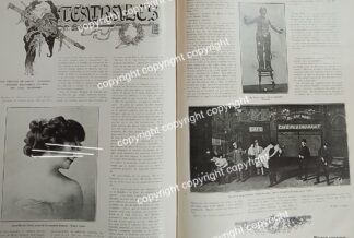 AFICHE ANTIGUO 1911 LA ACTRIZ HARRIET KOCH EN MEXICO, TEATRO COLON /ACTRICES