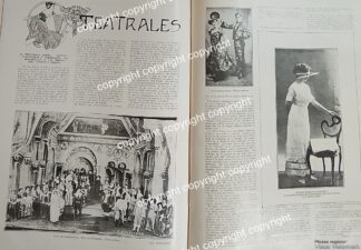 AFICHE ANTIGUO 1911 LA PIANISTA MARGARITA LETECHIPIA, TEATRO ARBEU Y MAS NOTAS / MUSICOS