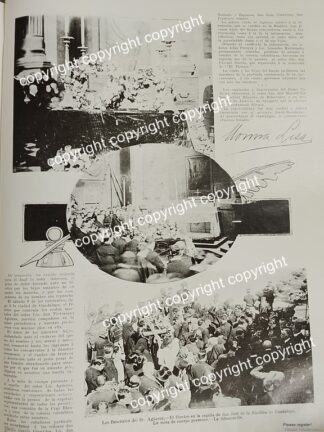 AFICHE ANTIGUO 1911 MUERE VICTORIANO AGUEROS /PERIODISTAS , ABOGADOS