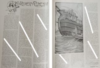 AFICHE ANTIGUO 1911 CUENTO INEDITO DE ARTHUR CONAN DOYLE, EX OVO OMNIA /MUY RARO